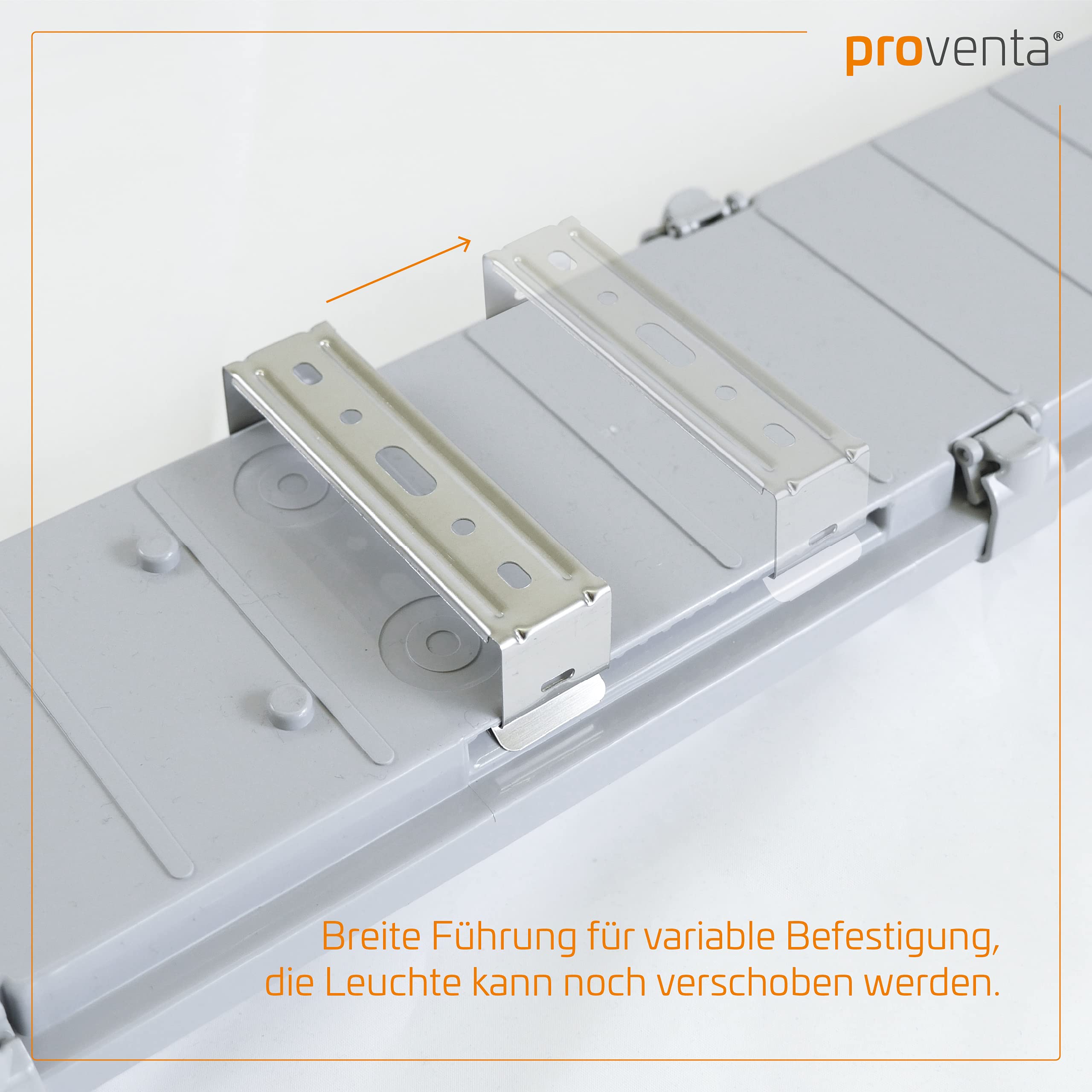 proventa® EasyBudget LED-Feuchtraumleuchte 150cm 48W 2x Röhre neutralweiss - Sparset 4x