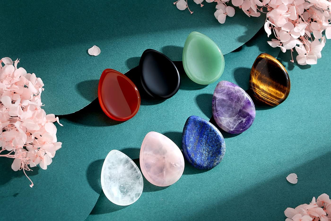 "Rose Quartz Worry Stone" - Image 4