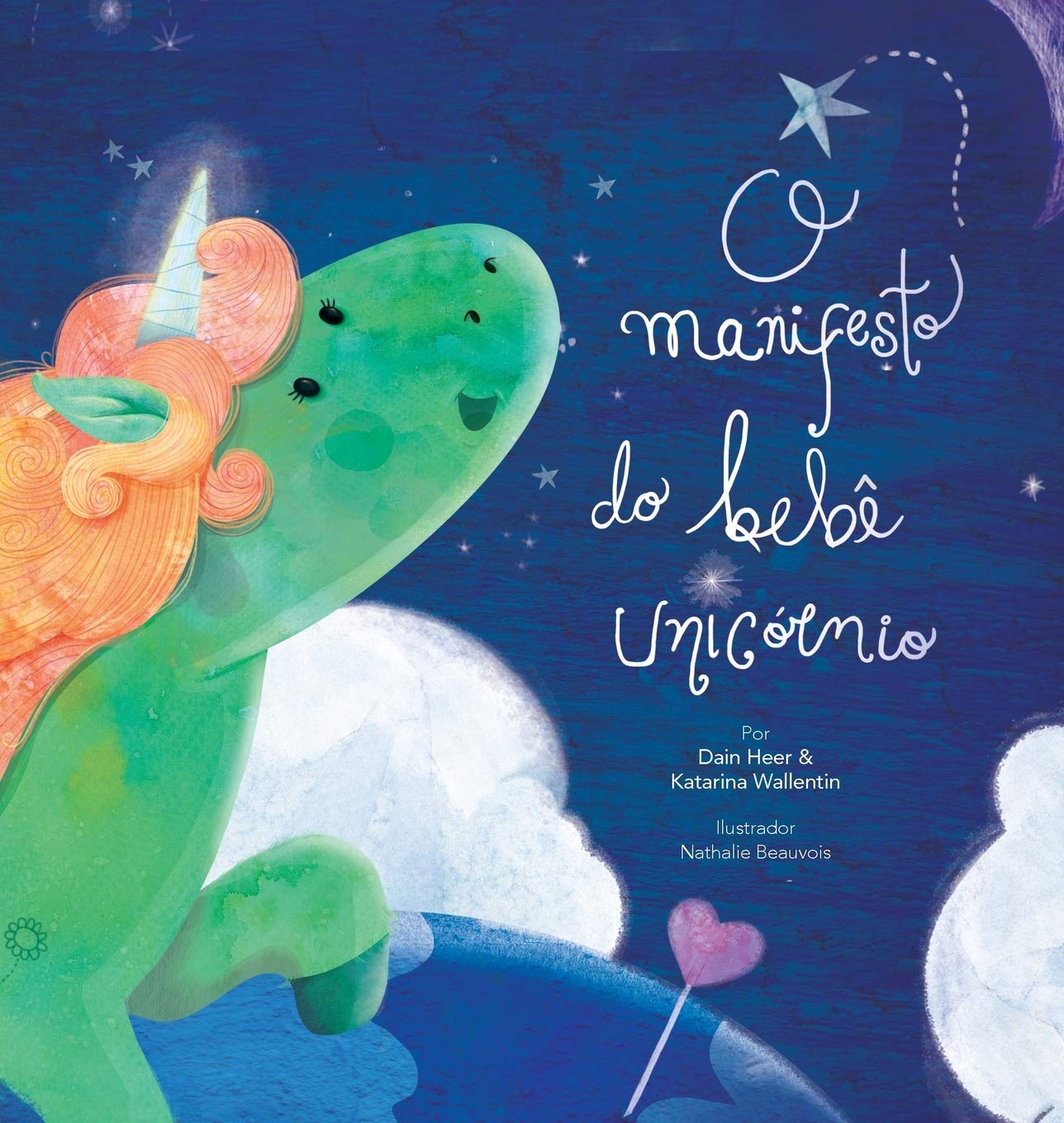 Manifesto do bebê unicórnio pour l'histoire du soir en portugais