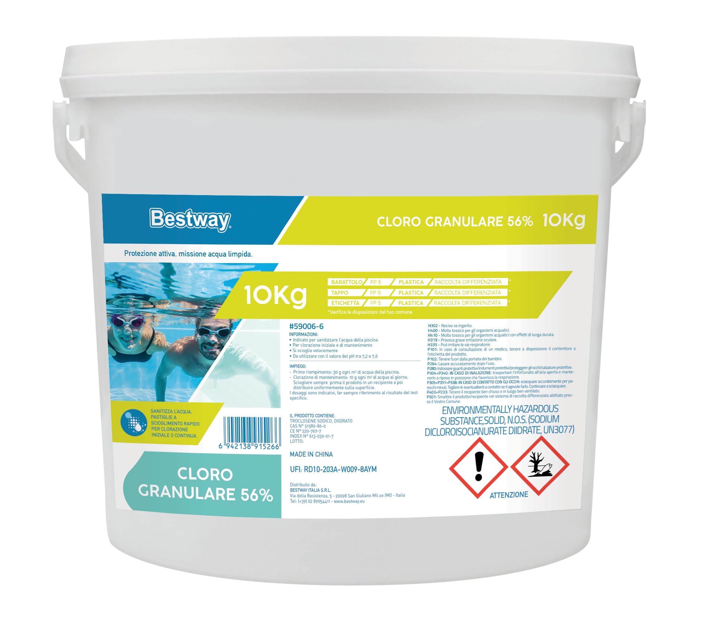 Bestway Cloro Granulare 56% 10 Kg