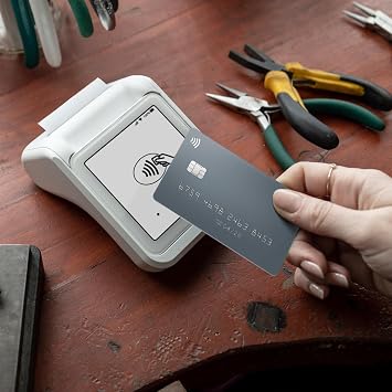 SumUp Solo & Printer Bundle - Contactless Credit Card Reader with Charging Station & Printer for Receipts Full Touchscreen Interface with Free SIM Card and Unlimited Mobile Data