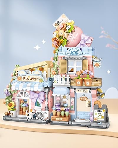 Vista 48 de Izakaya Shop - Juego de bloques de construcción japoneses Street View Izakaya, tienda temática, modelo creativo, mini ladrillos de construcción