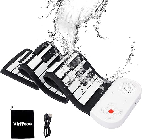 Miniatura 7 de Piano portátil de 88 teclas con bolsa de almacenamiento piano enrollable de mano piano enrollable piano plegable piano enrollable piano enrollable