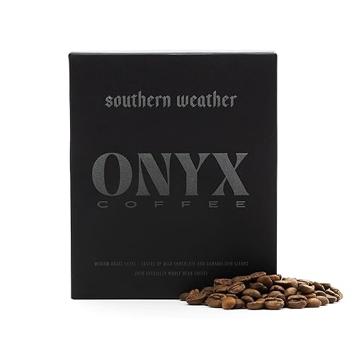 Onyx Coffee Lab Southern Weather Whole Bean Coffee Blend – Medium Roasted Coffee Beans Whole – Specialty Coffee with Notes of Chocolate, Plum & Walnut - Southern Weather - 10 Ounce (Pack of 1)