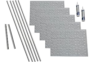 Traditional Style Fasade Backsplash 15 sq ft Kit in Cashmere