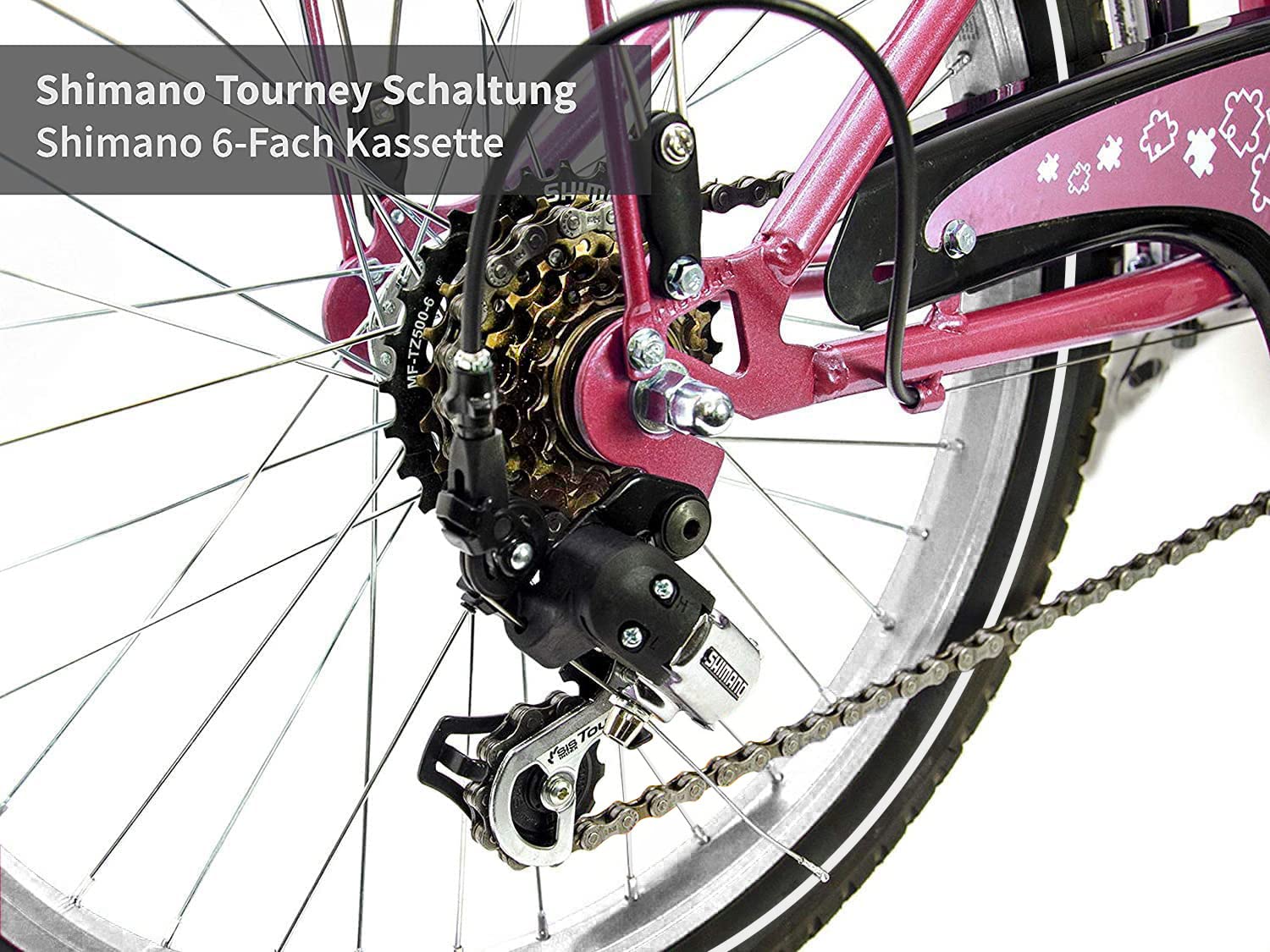 XB3 Kinderfahrrad 20 Zoll 6-Gang Nabendynamo StVZO