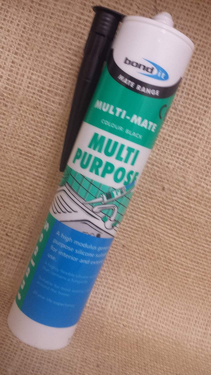 Multimate Silicone sealant Black high Modulus General Purpose Kitchen barhroom