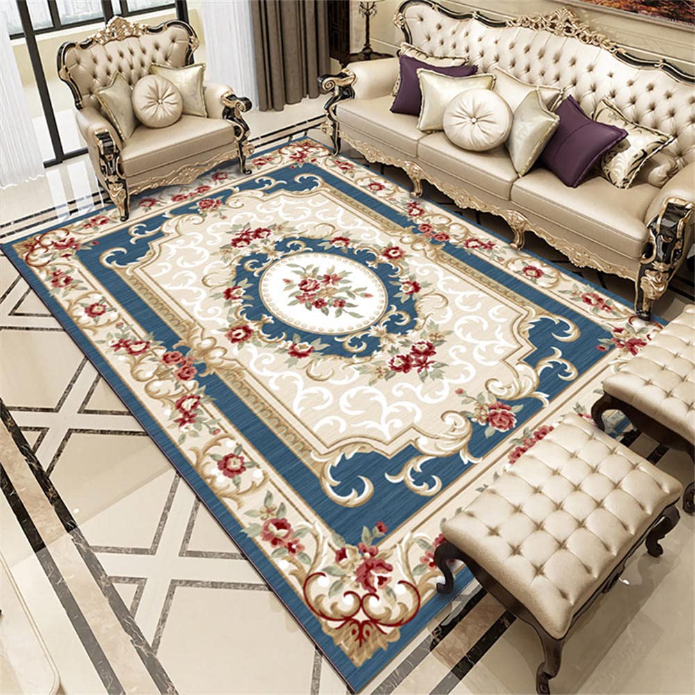 Tapis rectangulaire moderne 60x90cm lavable pour bureau d'ado et chambre d'enfant