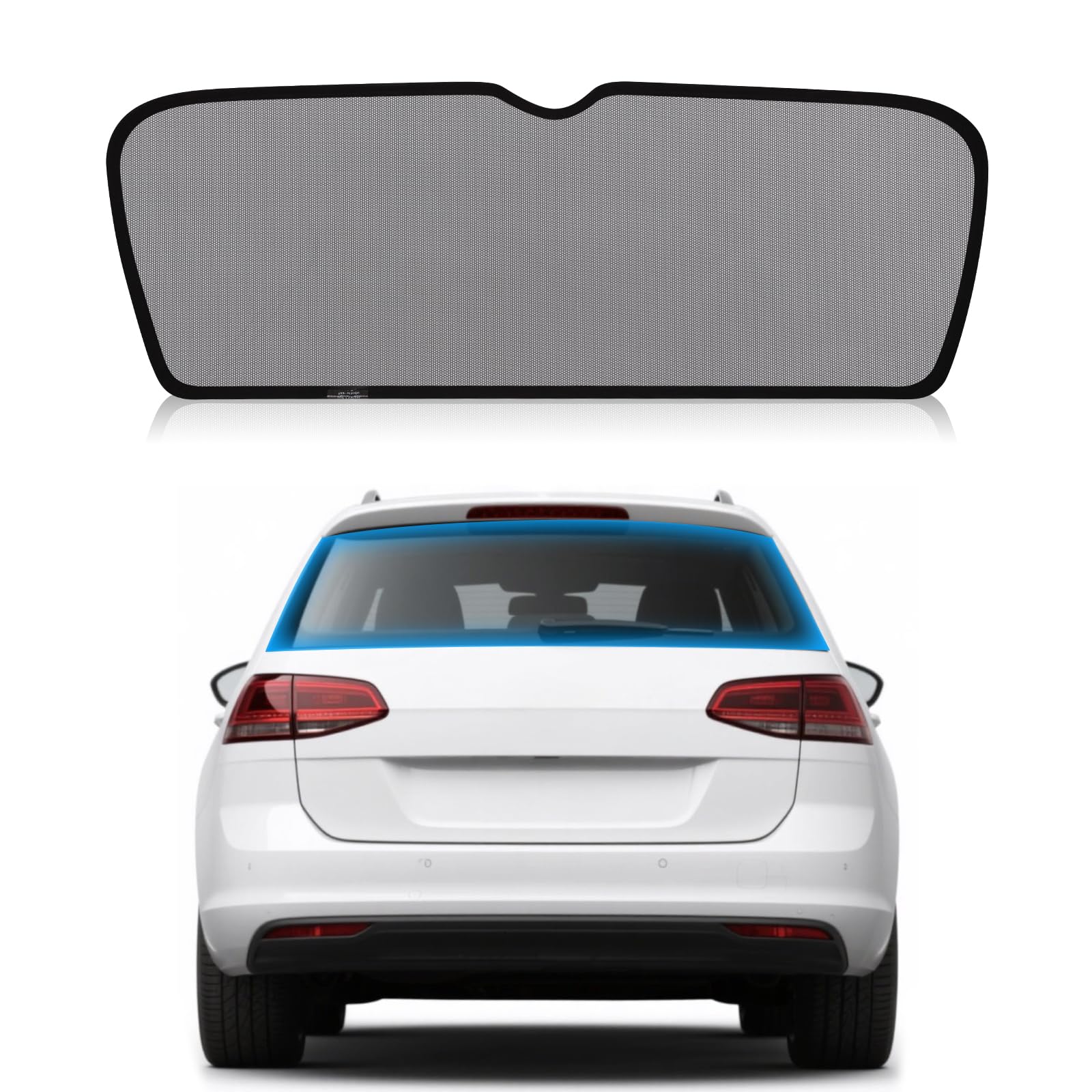 Parasole Posteriore Per VW Passat B8 Variant 2016-2022: Tendina Oscurante Con Rete, Protezione UV E Privacy
