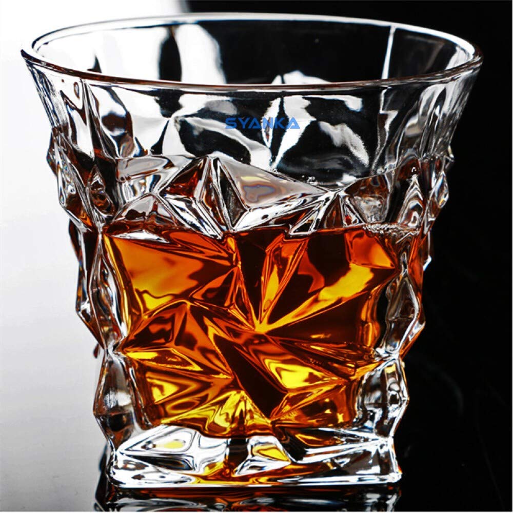 SYANKA Crystal Whiskey Glasses - Set of 2 -5 SYANKA Crystal Whiskey Glasses - Set of 2 -5