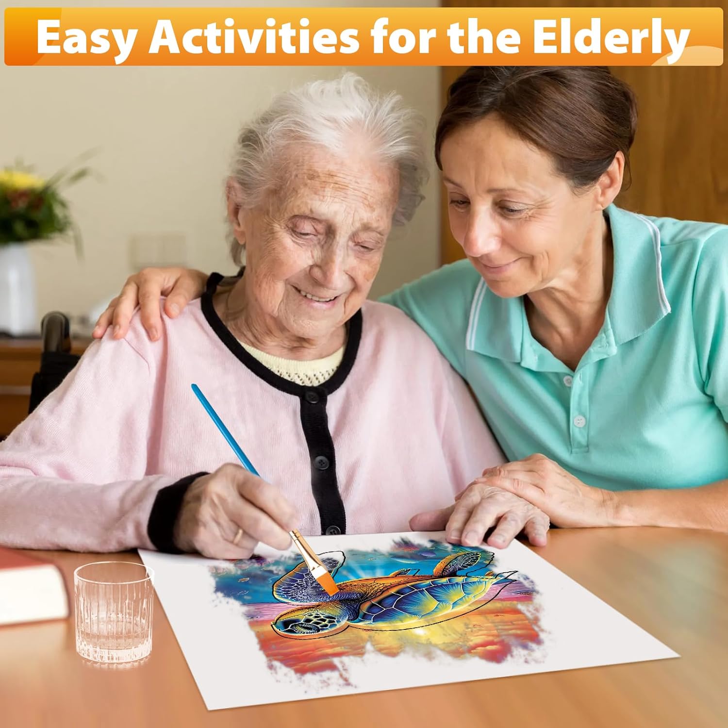 22 Pcs Dementia Products for Elderly Reusable Water Painting Toys