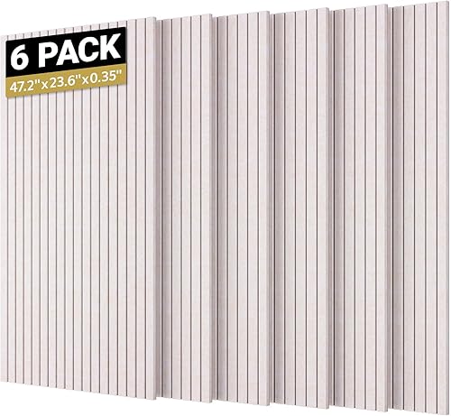 Miniatura 17 de TONOR Paneles de pared acústicos de doble capa autoadhesivos de 47.2"x23.6"x0.72", paquete de 4 paneles de alta densidad para paredes, paneles