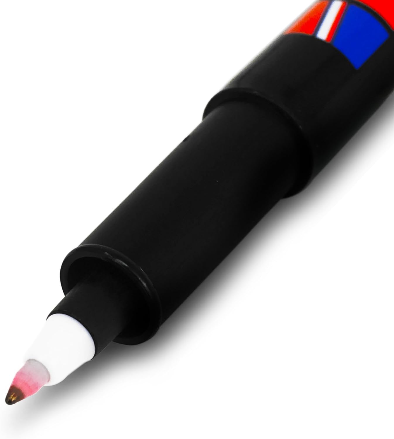 Edding 141F Permanent Pen - Fine 0.6mm Nib - Pack of 3 Red