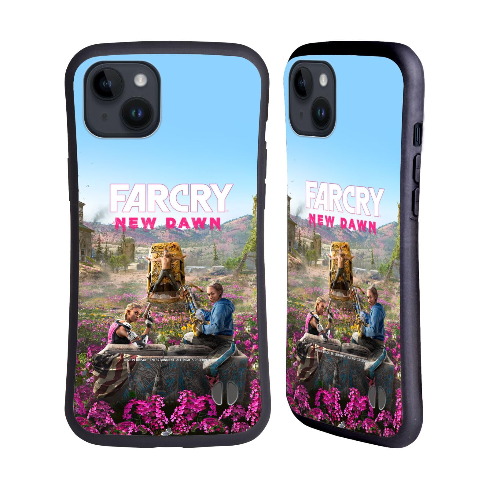 Head Case Designs Officially Licensed Far Cry Twins Couch New Dawn Key Art Hybrid Case Compatible with Apple iPhone 15 Plus
