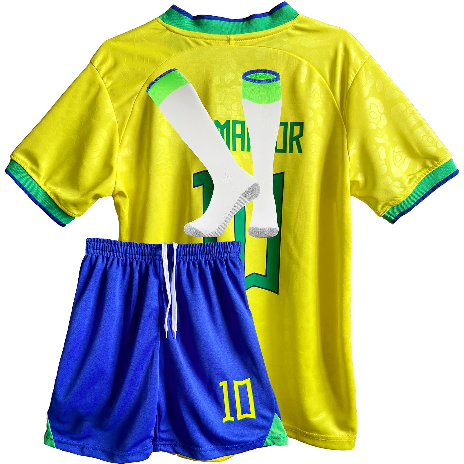 Soccer Jerseys for Boys Kids Football Training Uniform Soccer Fans Jerseys Youth Gift Kit Set
