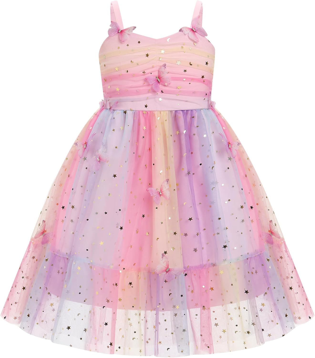 Baby Girl Birthday Dress Sleeveless Backless Princess Tutu Dress Toddler Cake Smash Party Photo Shoot Tulle Dresses