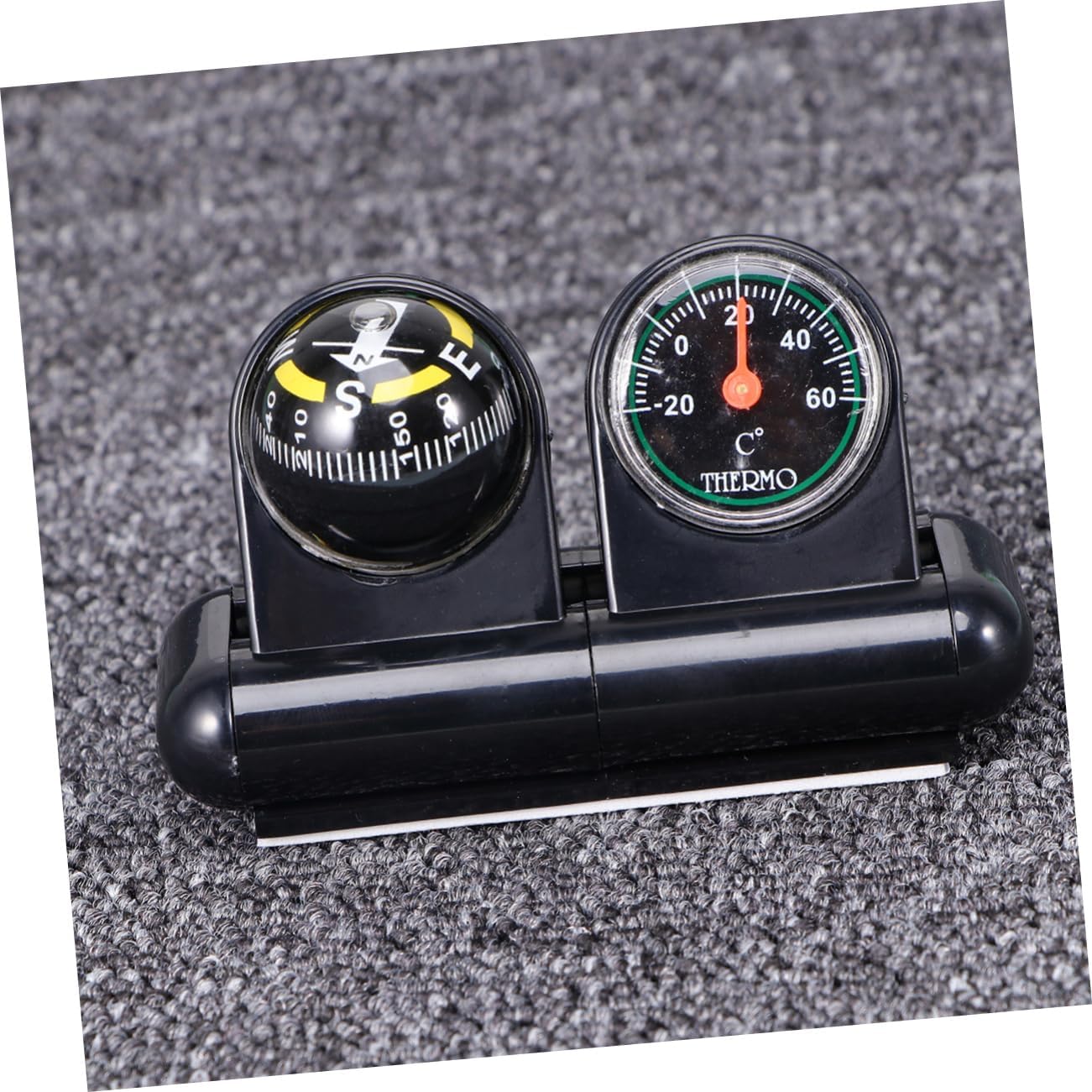 Vaguelly 2pcs Thermometer Compass Vehicle Navigation Compass Dash Mount Compass Car Compass Navigation Auto Mount