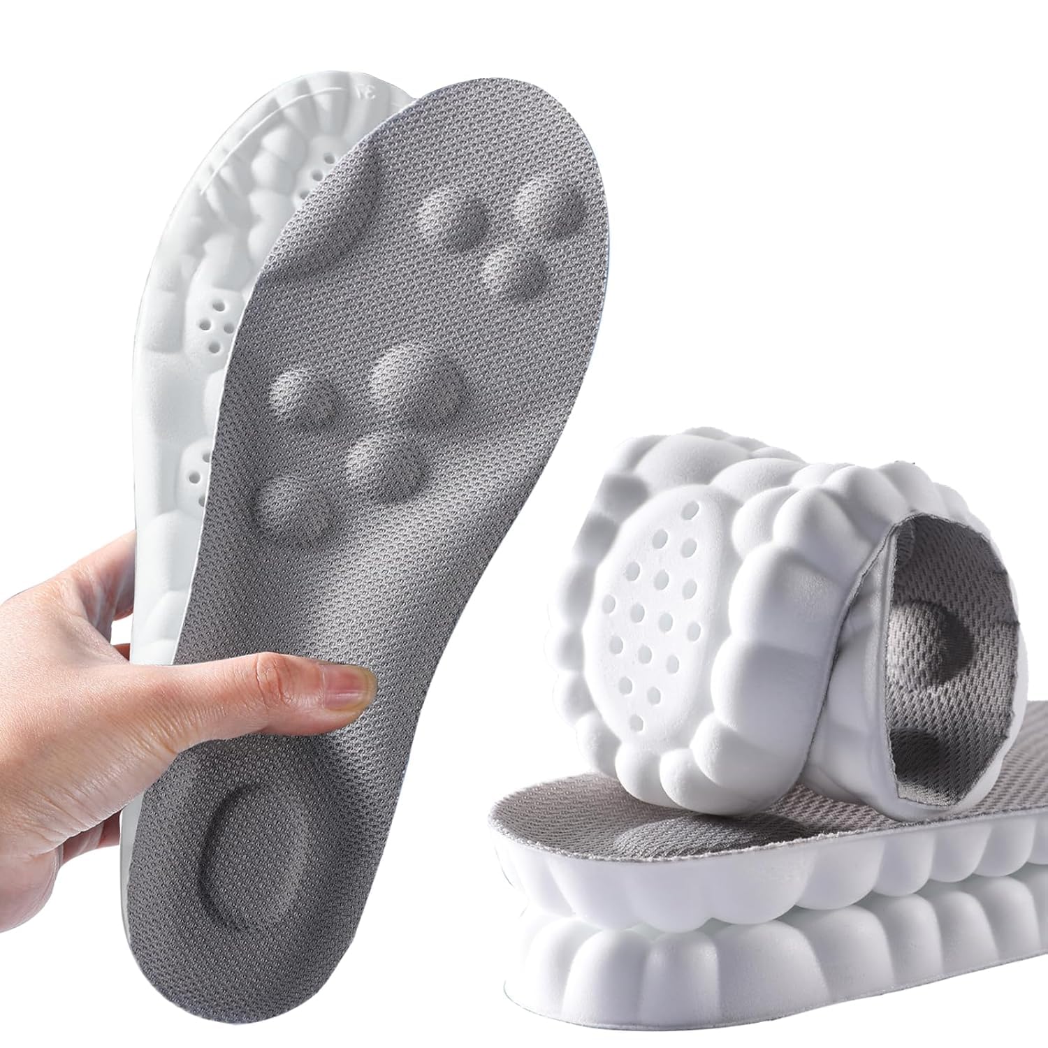 Flexora Solette Massaggianti (Grigio Un Paio, 39-40)