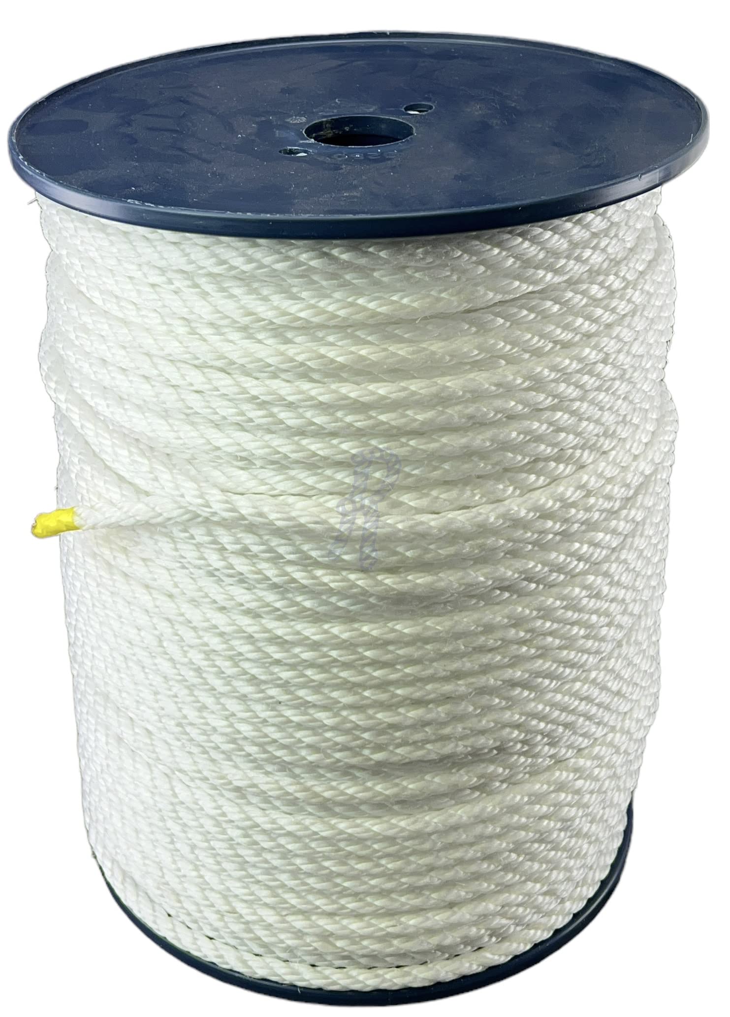 8mm White Staplespun Rope x 220 Metre Reel, Floating Boat Yacht Marine Mooring