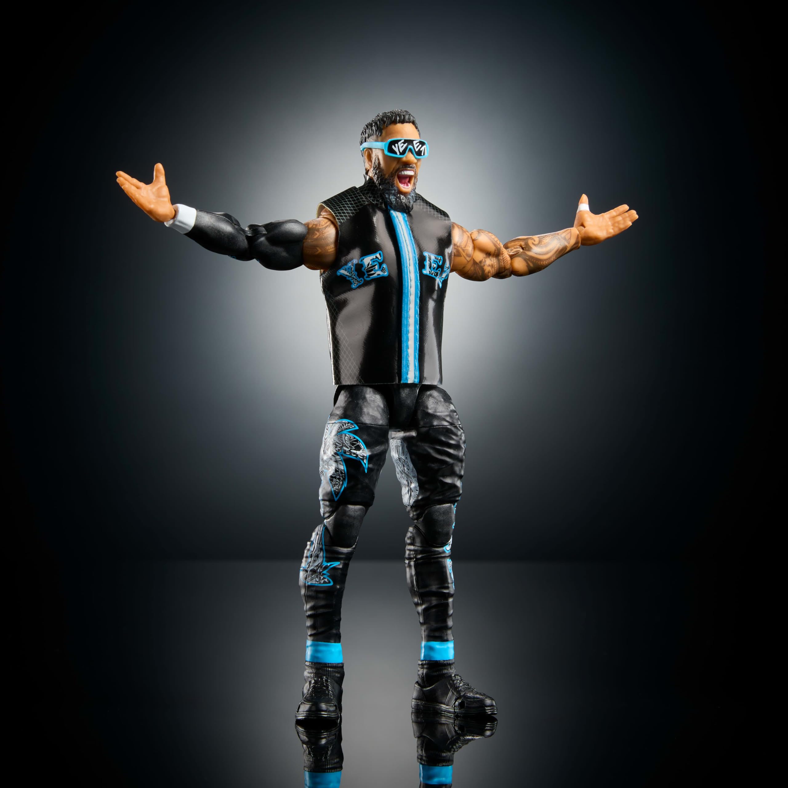 WWE Mattel Elite Ultimate Jey Uso ジェイウソー Detailed Mattel WWE Ultimate Edition Jey USO action figure.