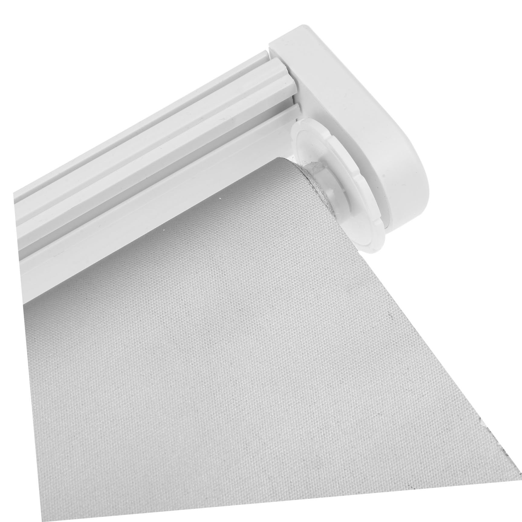 Tenda Rullo Oscurante senza Corda, Tenda Cieca Rullo, Bianca, Poliestere e Metallo, Protezione Uv, Facile Installazione, per Porte e Finestre, Soggiorno e Camera da Letto