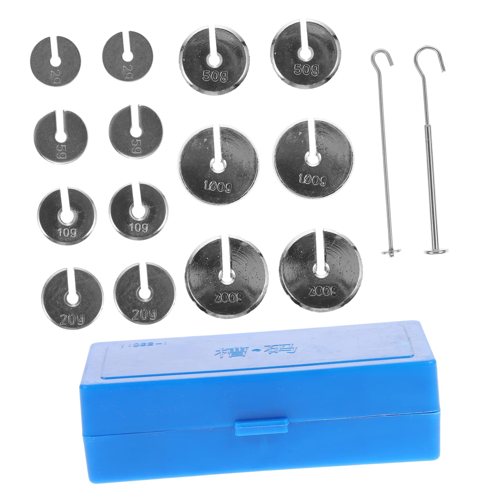 iplusmile 3ensembles Poids à Fentes Pour Expériences De Physique Poids Slottés Avec Crochet Pour Laboratoire Outils De Calibrage