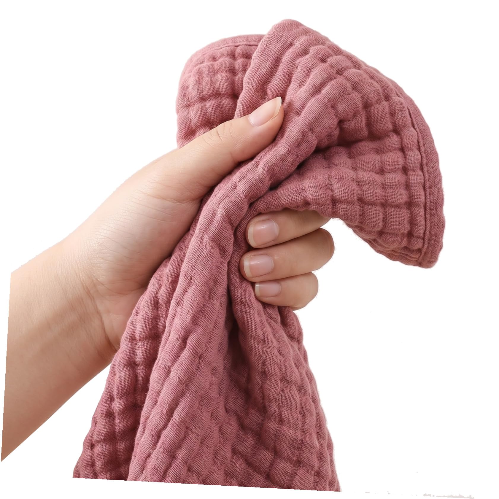 12 Piezas Paños de Muselina para Recién Nacido, Suaves y Absorbentes, Protección Integral y Fácil Cuidado para Piel Delicada