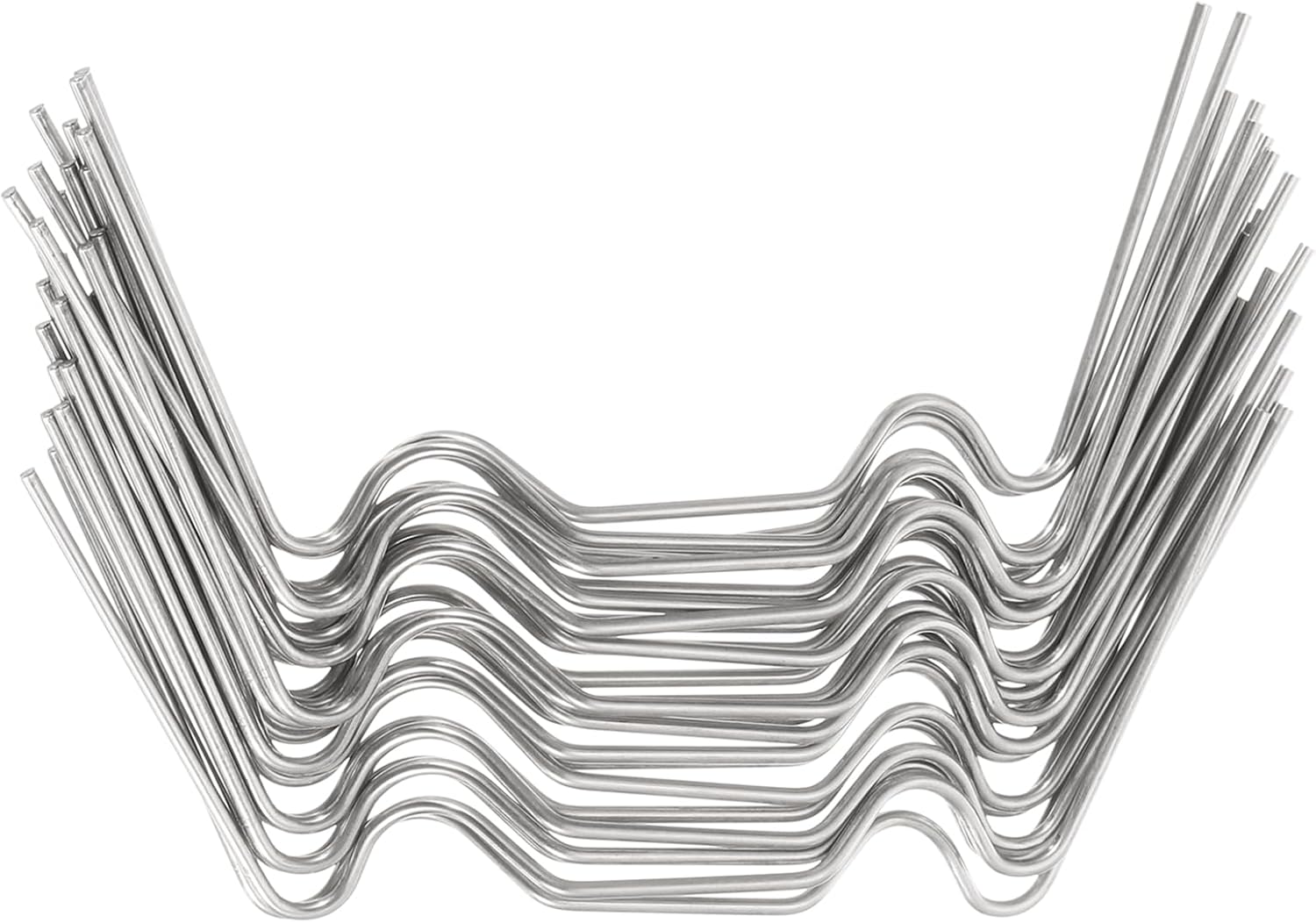 uxcell 25pcs Greenhouse Glazing Clips, 75mm Stainless Steel W Type Type Greenhouse