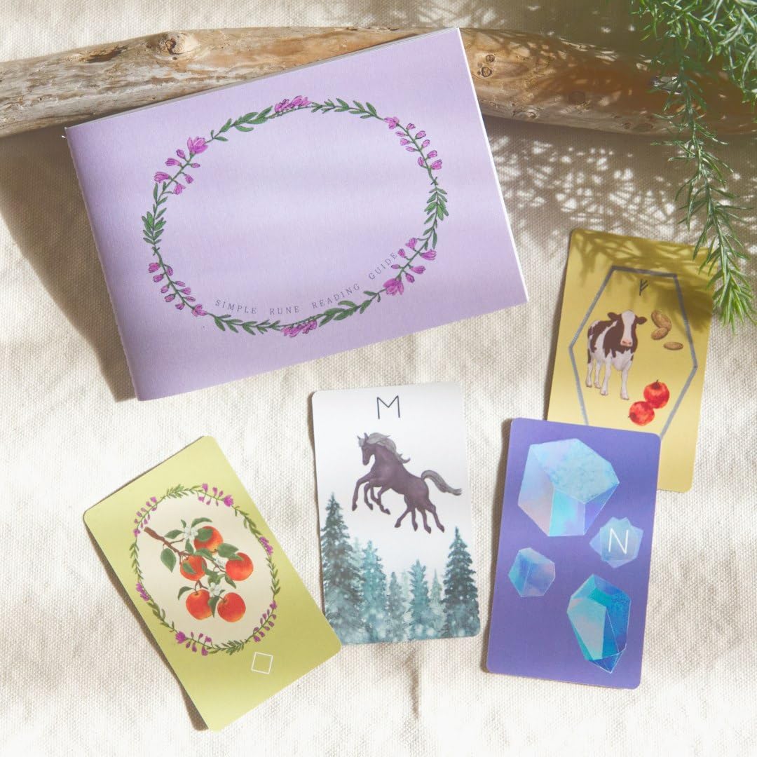 Amazon.co.jp: ライラックルーンカード 初めてでもできるガイドブック