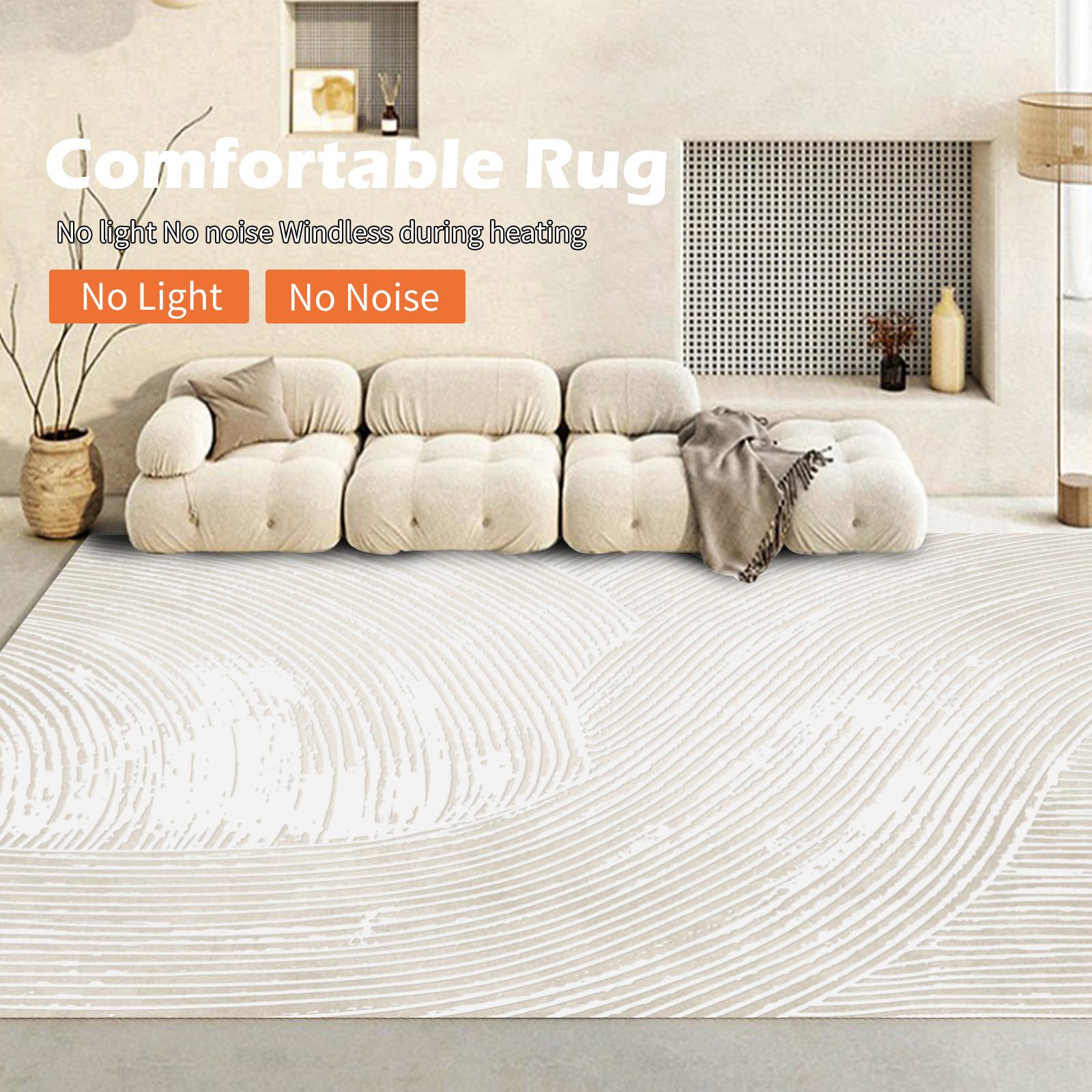 Amazon.com: NujorWarm 220V-240V Graphene Electric Heated Rug,Soft