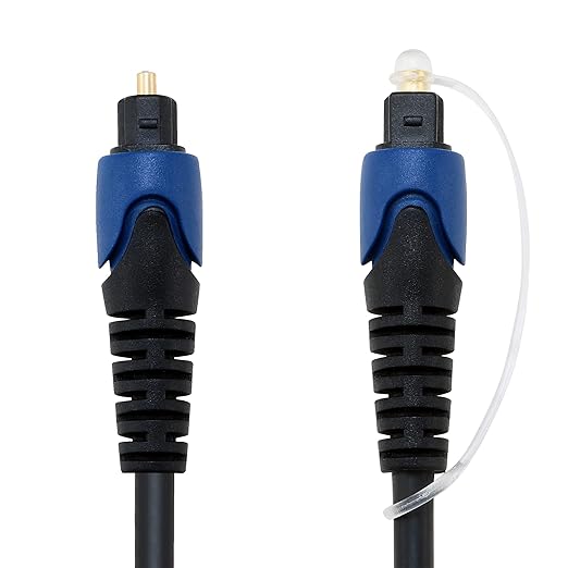 Pipestation Optical Cable for Soundbar to TV 1m Digital Optical Audio