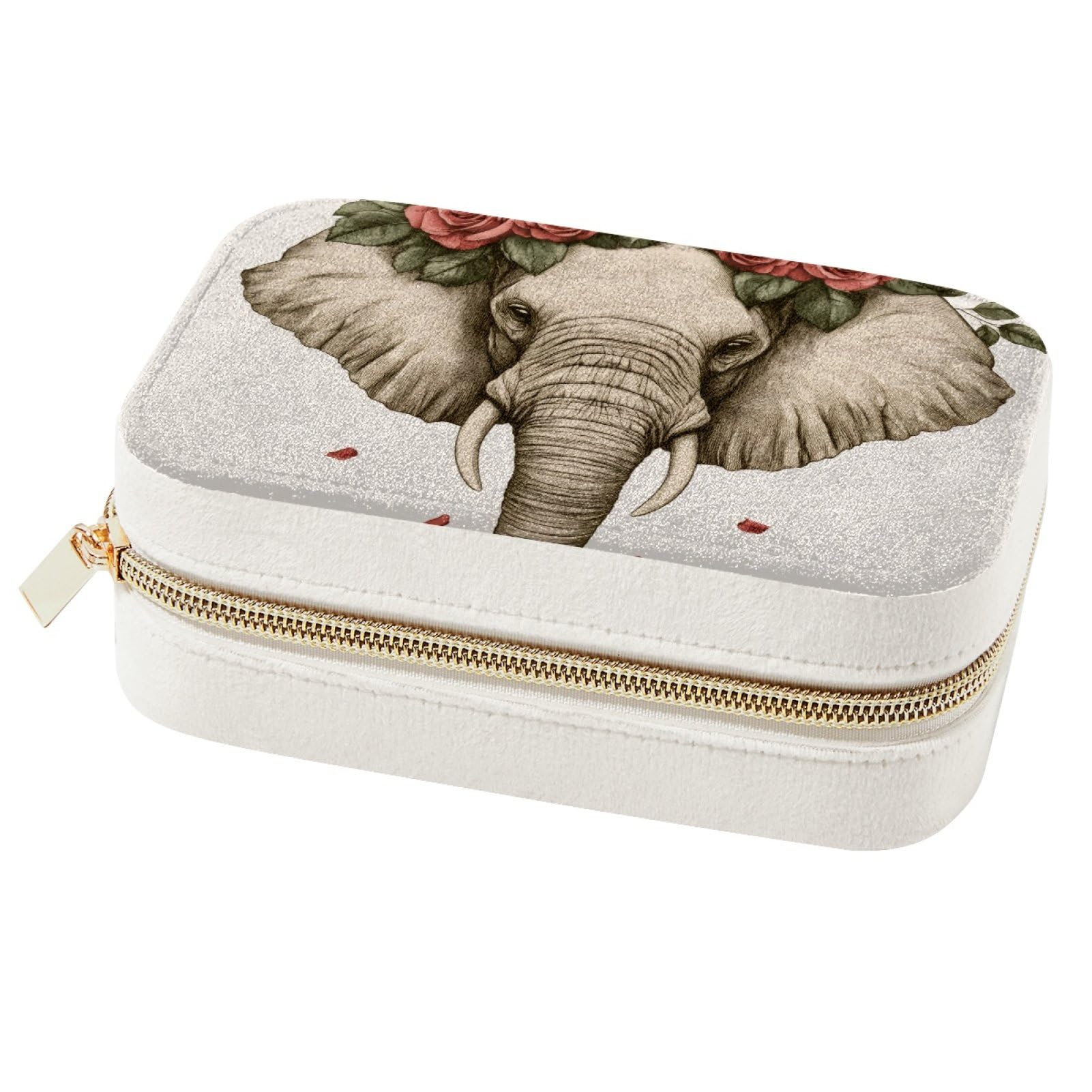 Boîte à bijoux éléphant pour vos voyages et week-ends