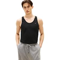 Tommy Hilfiger Uomo Canotte Confezione da 3 Scollo Rotondo, Multicolore (White/Black/Grey Heather)