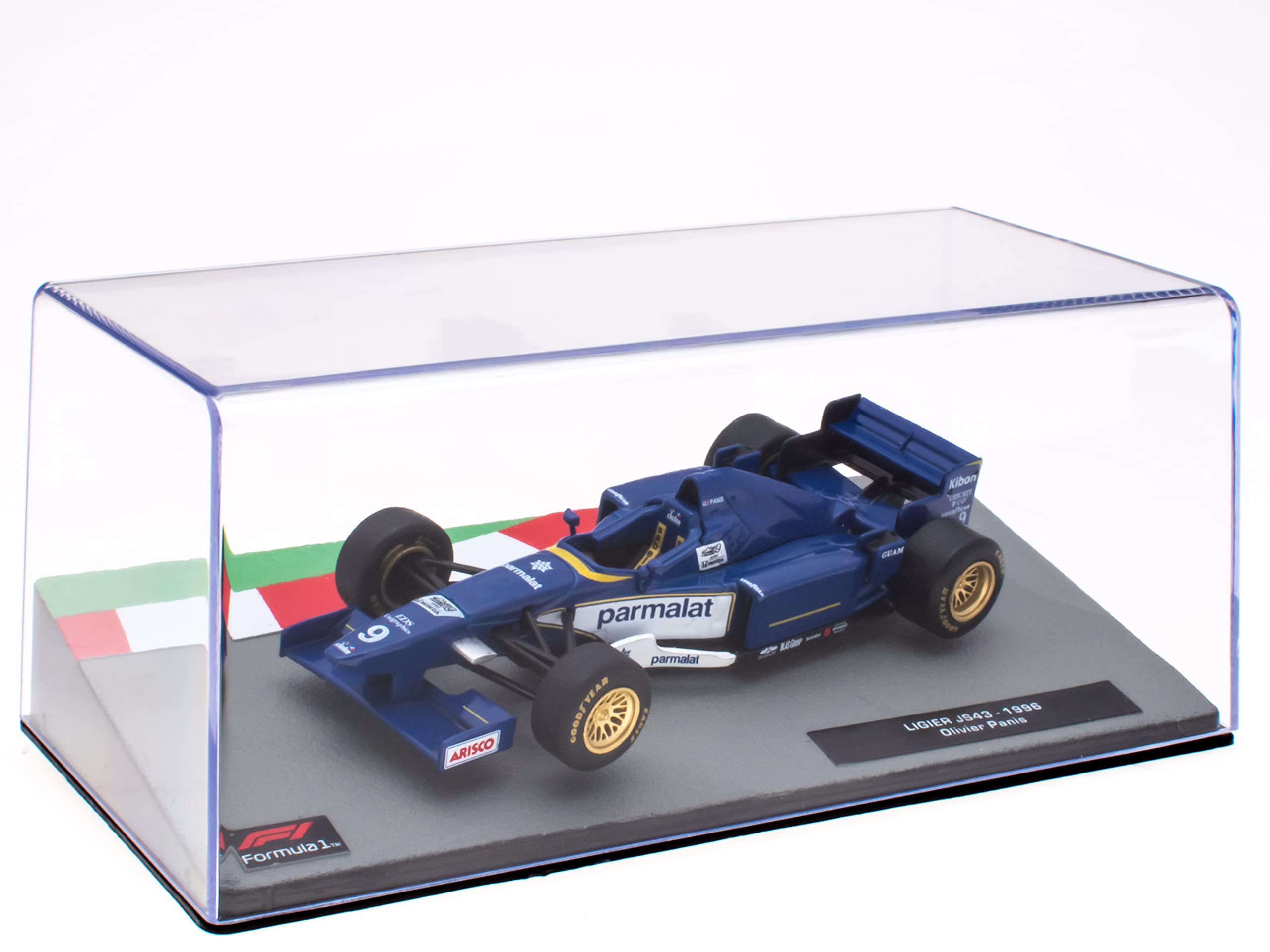 OPO 10 Voiture Miniature Formule 1 1/43 Compatible avec LIGIERS JS43 - Olivier Panis - 1996 - FD109