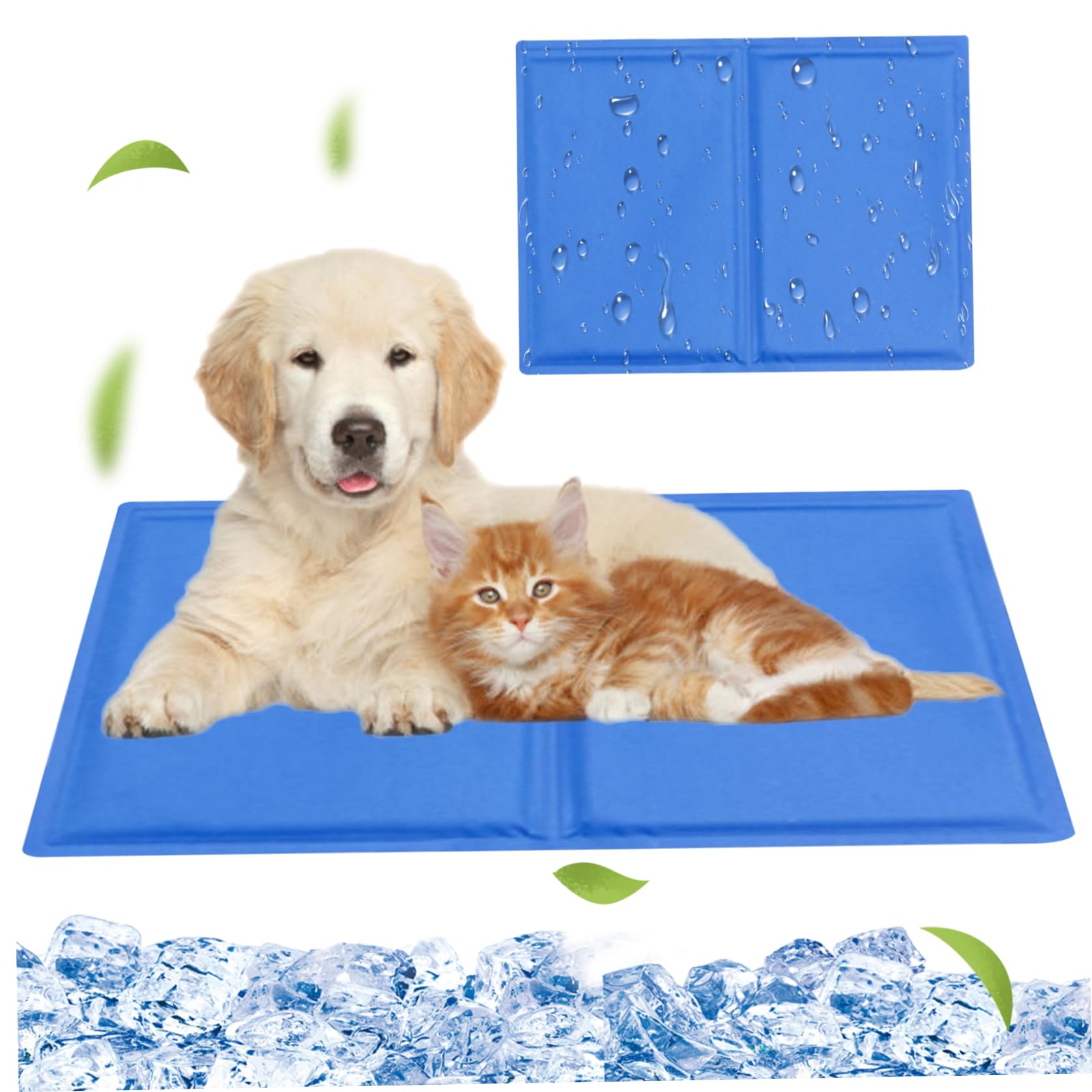 Tapis de refroidissement en gel polyvalent pour lit d'animaux