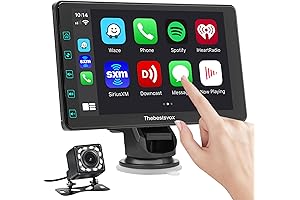 Pantalla para carros con cámara de retroceso y Bluetooth para navegación GPS