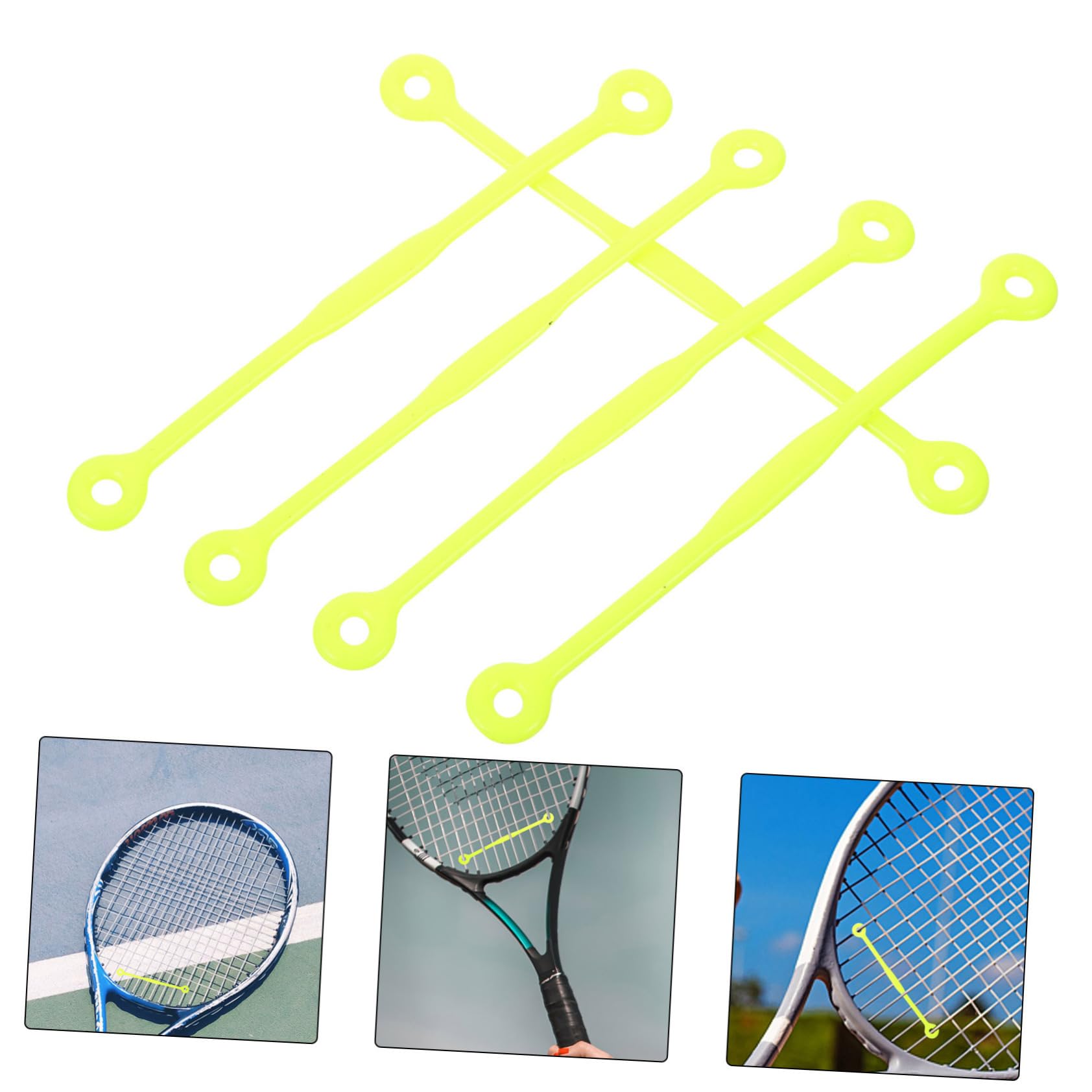 Hemoton Tennis Racket Vibration Dampeners Pcs Set Shock Absorbers for Racket Decorative Doughnut Shape Long-Lasting Protection
