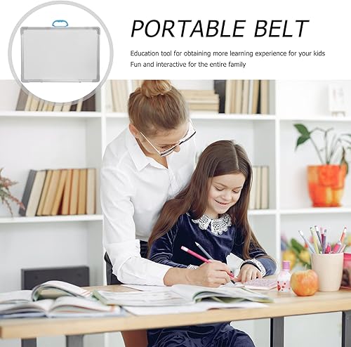 Miniatura 7 de Operitacx Pizarra blanca magnética magnética pizarra blanca pizarra blanca pizarra blanca pizarra para niños pequeña pizarra borrable