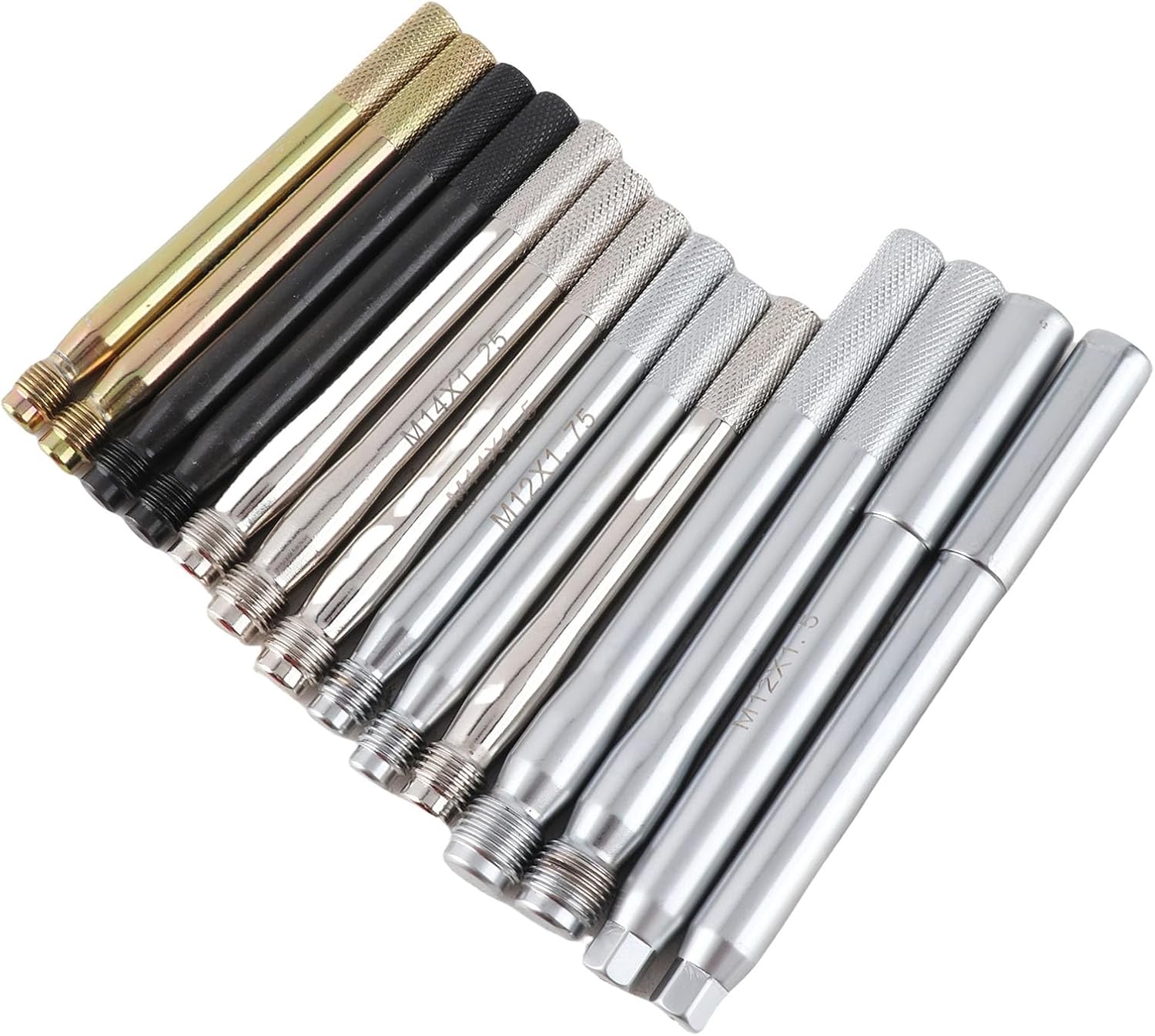 Acouto 14 PCS Carbon Steel Wheel Alignment Balancing Tool Set with Color Coded Pins and Storage Case for Precise Vehicle Installation