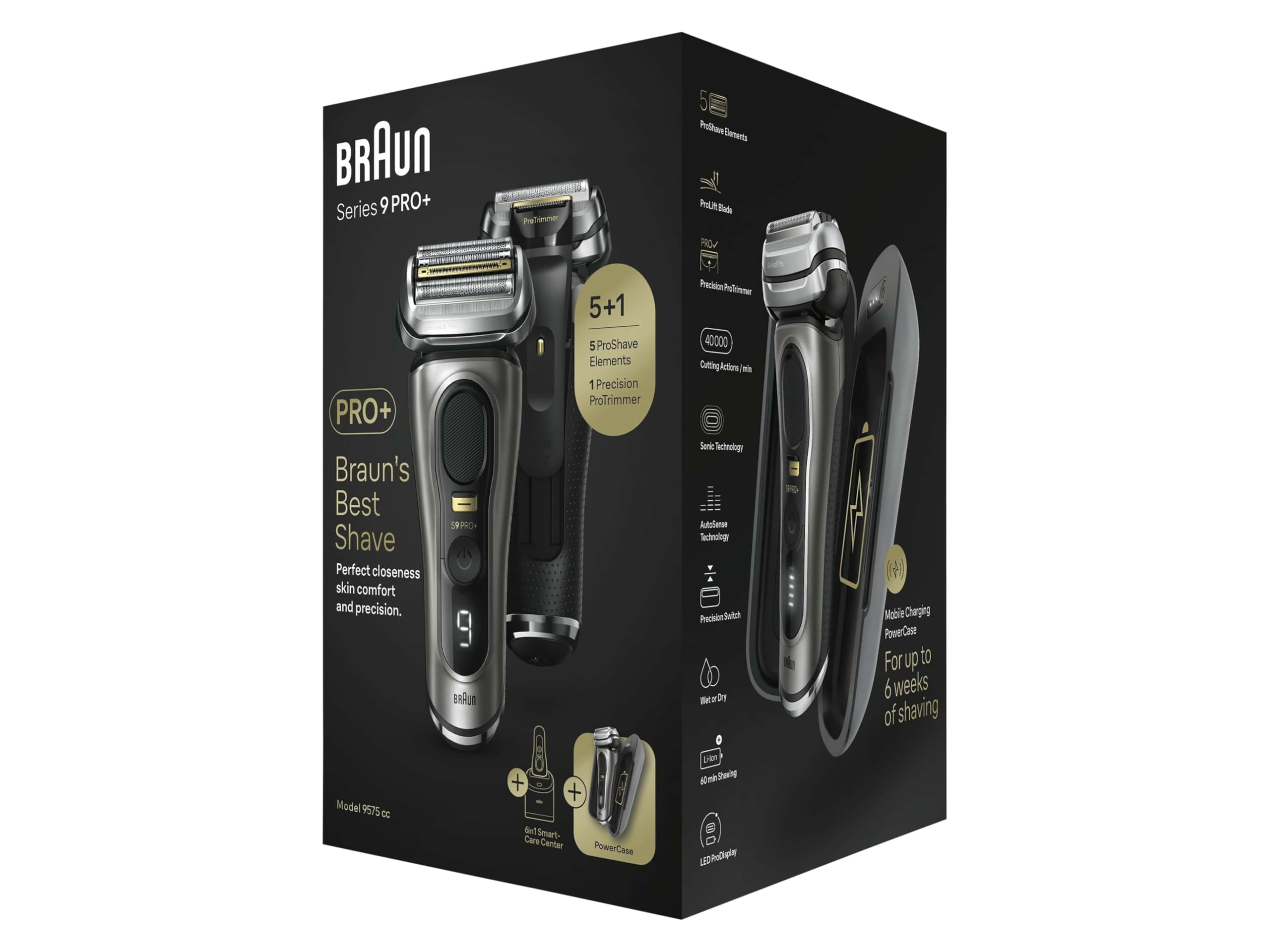 BRAUN Series 9 Pro Type5793+PowerCase 他 Braun Series 9 Pro+ Electric Shaver with 5 Pro Shaving Elements