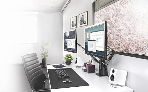 Miniatura 8 de Kanto S2W - Soportes de altavoz de escritorio inclinados para altavoces pequeños y monitores de estudio compactos de 2 a 3 pulgadas  Soporta 6