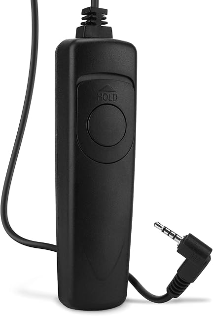 CELLONIC® Remote control for Panasonic Lumix DC-G9 DMC-FZ1000 FZ200 FZ2000 FZ300 DMC-G5 G6 G7 G70 G81 DMC-GH2 GH4 GH4 DC-GH5 GH5s DMC-GX8 Cable shutter release Remote DMW-RS1 DMW-RSL1 remote trigger