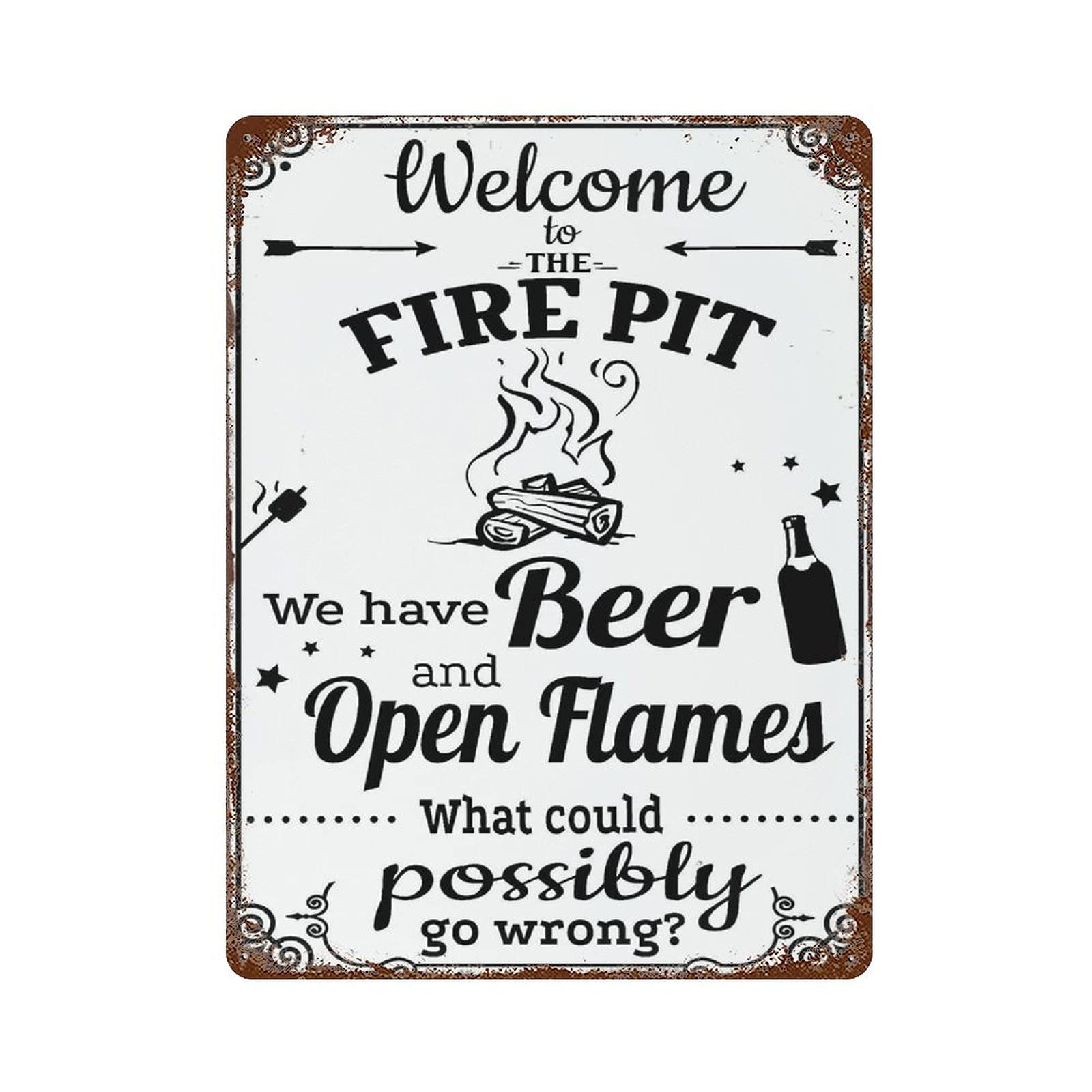 Fishing Knowledge Retro Metal Iron Painting Tin Sign Wall Decor Poster Aluminum Plaque 11.8"x7.9"