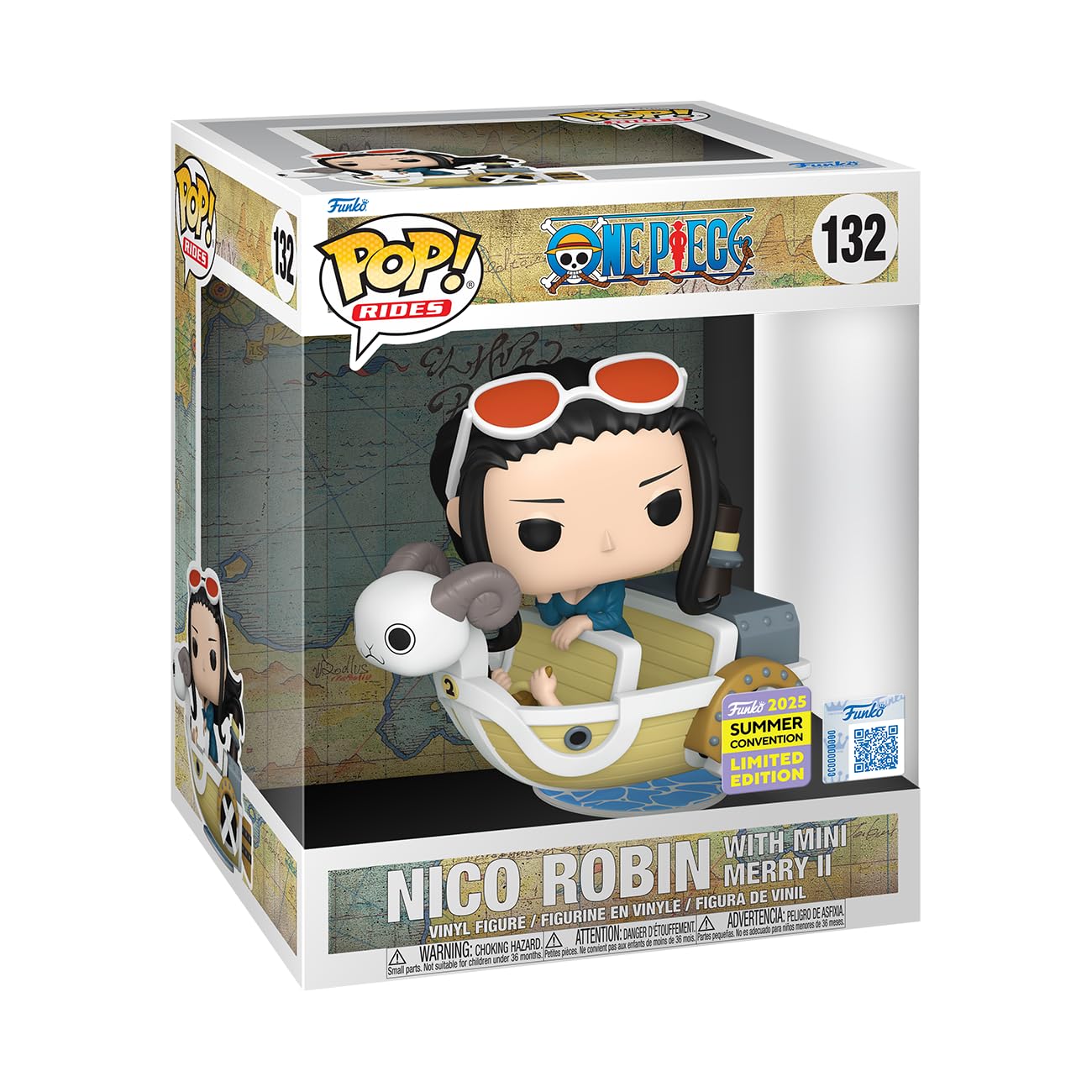 【新品未使用】Funko POP! ワンピース ニコ・ロビン ミニメリーII Amazon.com: Pop! Rides Deluxe Nico Robin with Mini Merry II : Toys