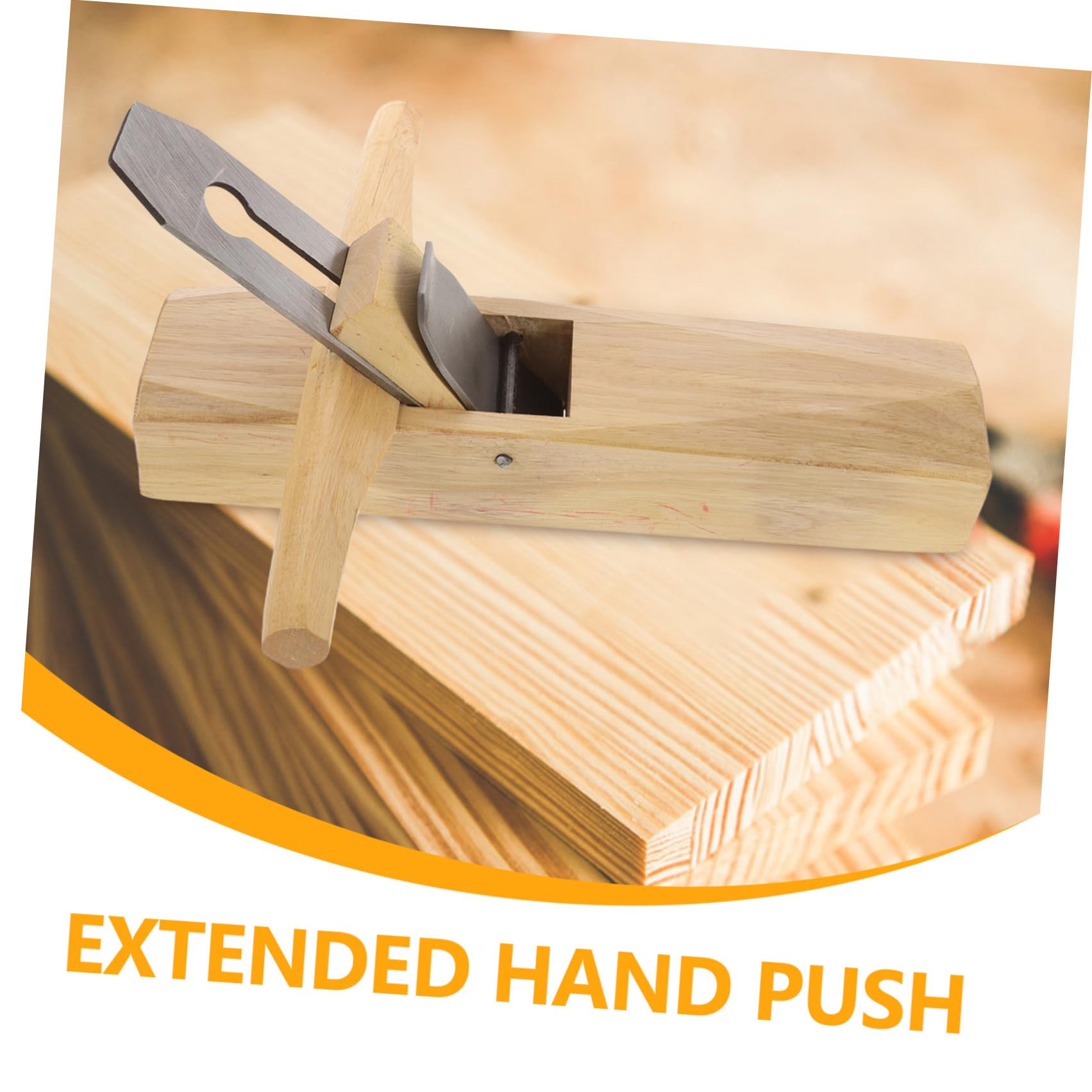 ARTIBETTER Pialla Manuale per Legno Pialletto a Mano per Modellismo Struttura in Legno e Metallo, Design Versatile e Funzionamento a Spinta per Scultura e Finitura Precisa