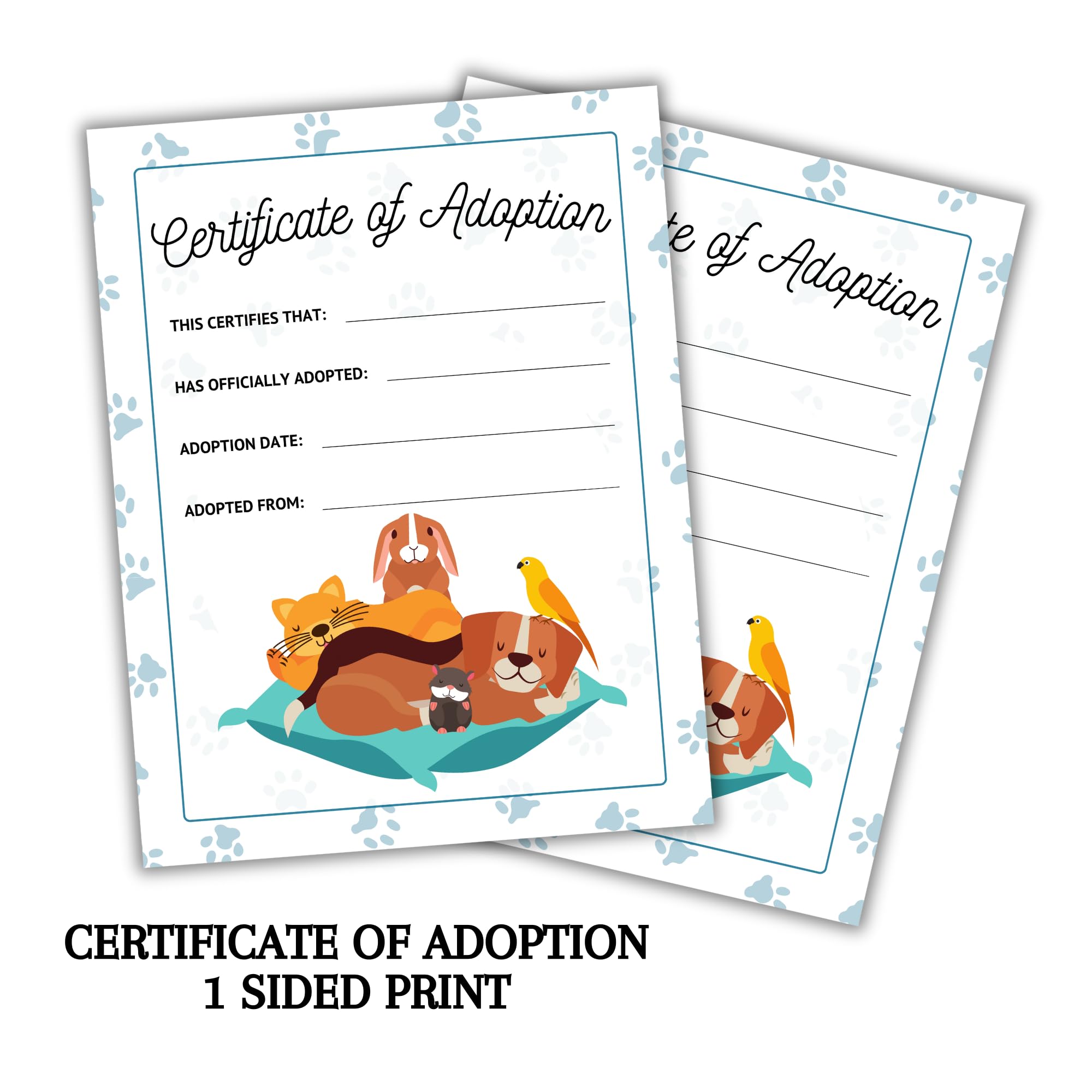 amazon-com-rescue-animal-adoption-certificate-contract-application-certificate-form-packet-for-pets-dog-cat-75pk-8-5x11-animal-shelter-organization-management-poster-donation-sign-kit-office-products for Free Printable Pet Adoption Forms Amazon.com : Rescue Animal Adoption Certificate Contract, Application, Certificate Form Packet for Pets Dog Cat | 75pk 8.5x11” Animal Shelter Organization Management Poster Donation Sign Kit : Office Products for Free Printable Pet Adoption Forms