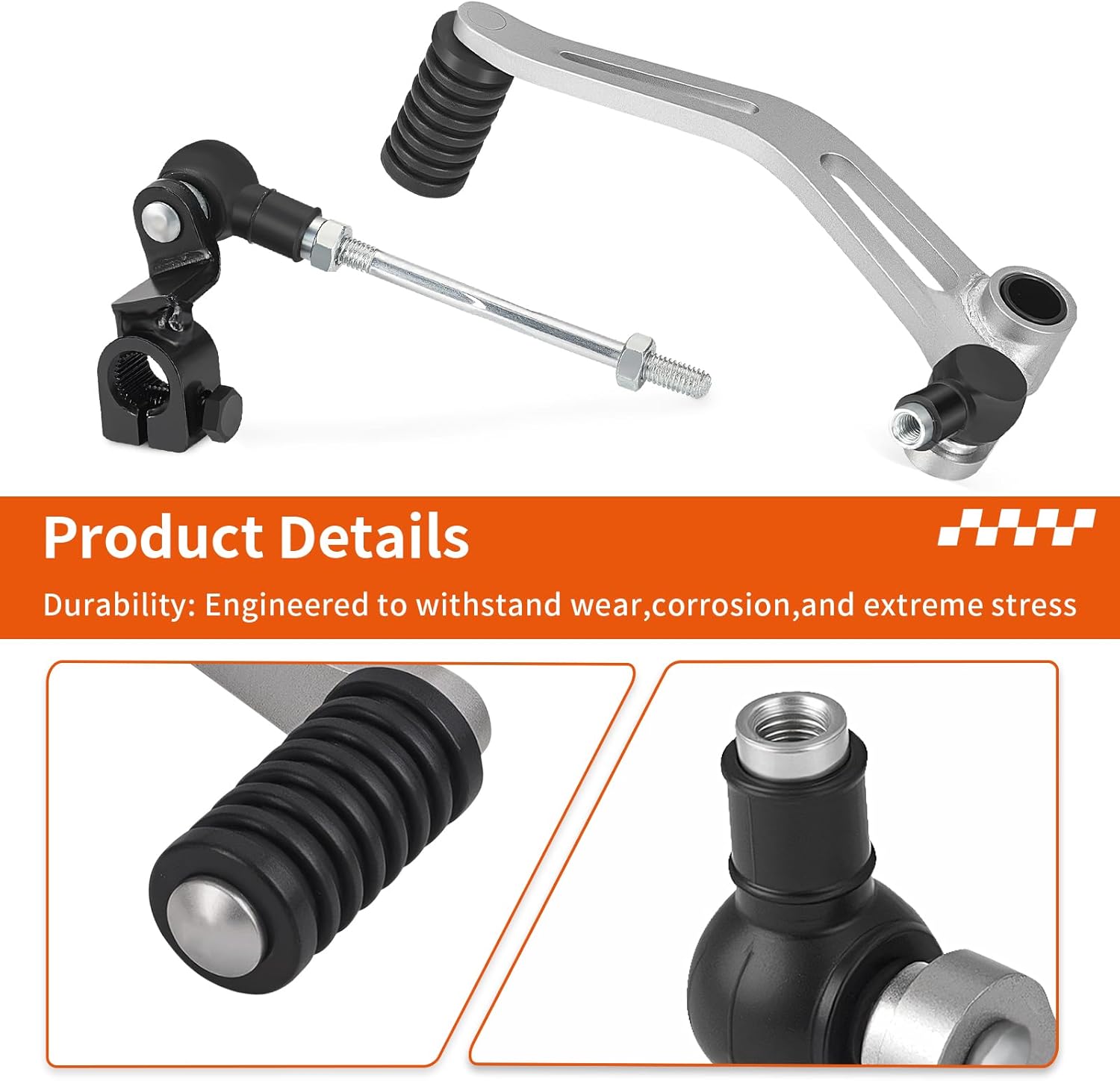 Shift Lever + Gear Shifter Pedal for Kawasaki Ninja 400 500 EX400 Z400 ER400 ER500 2018-2024 13242-0145