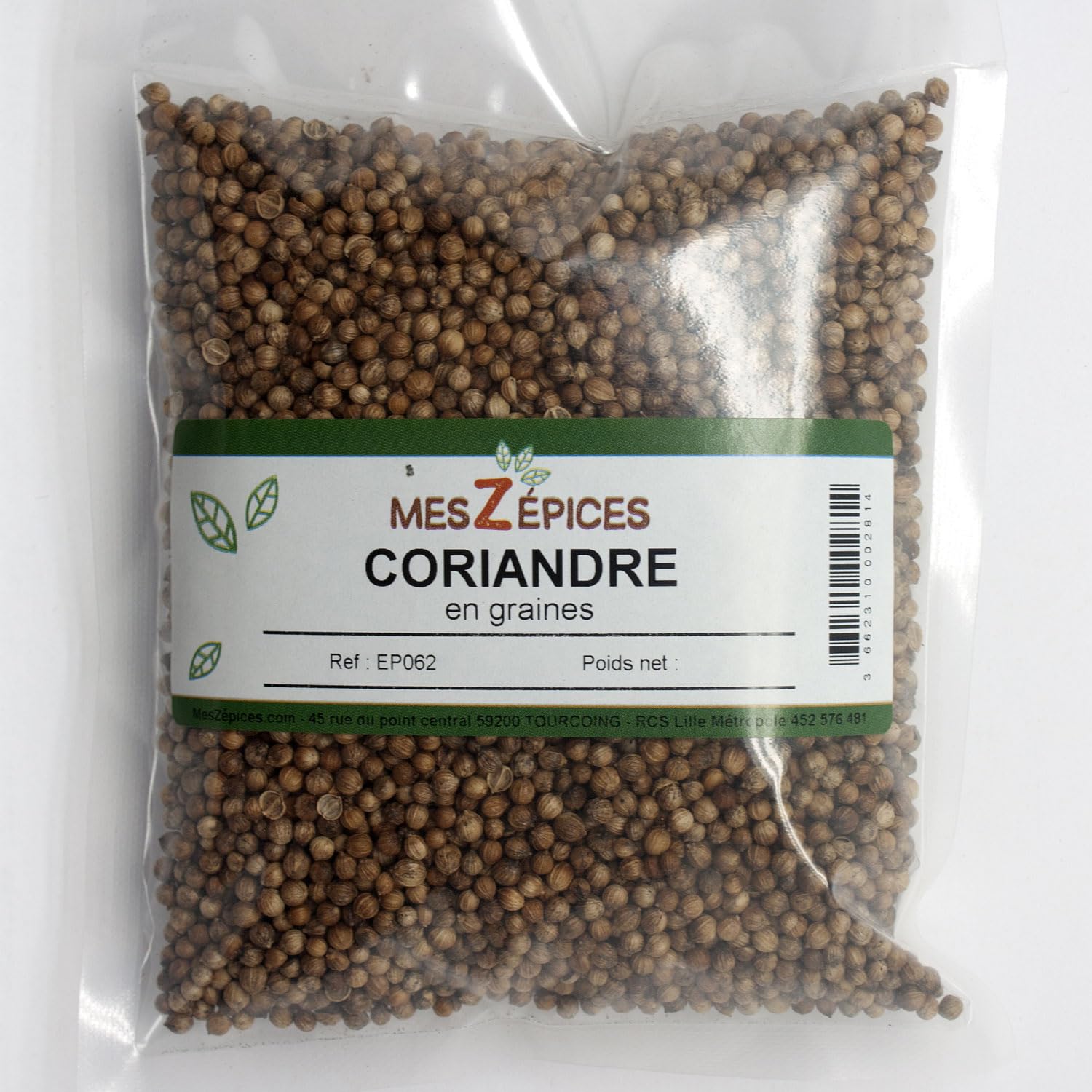 Coriandre en graines - Sachet de 5 kg