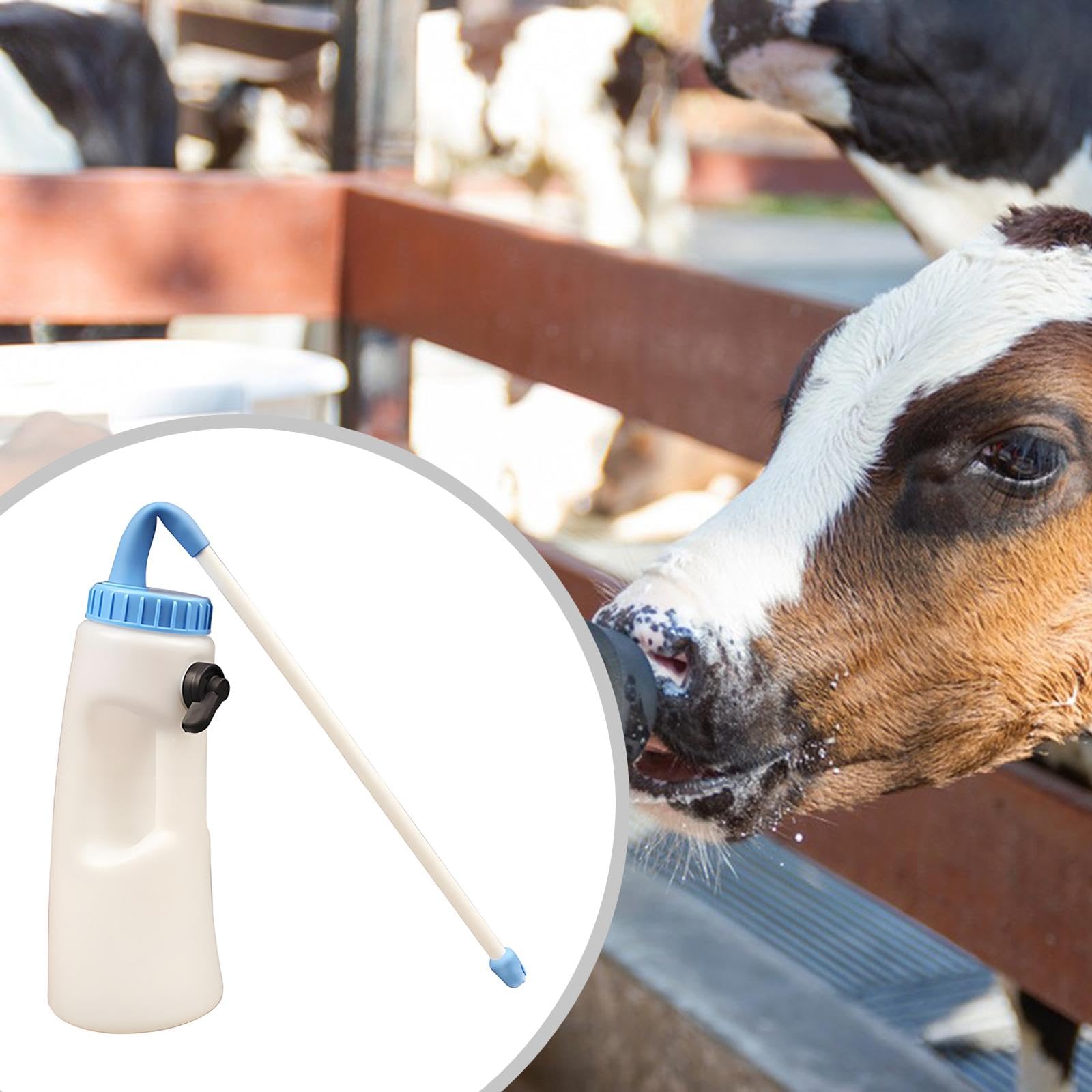 Attrezzatura agricola per l'alimentazione dei vitelli, Accessori, Essenziale, Facile da Usare, Resistente all'Usura, per, 2.5 L