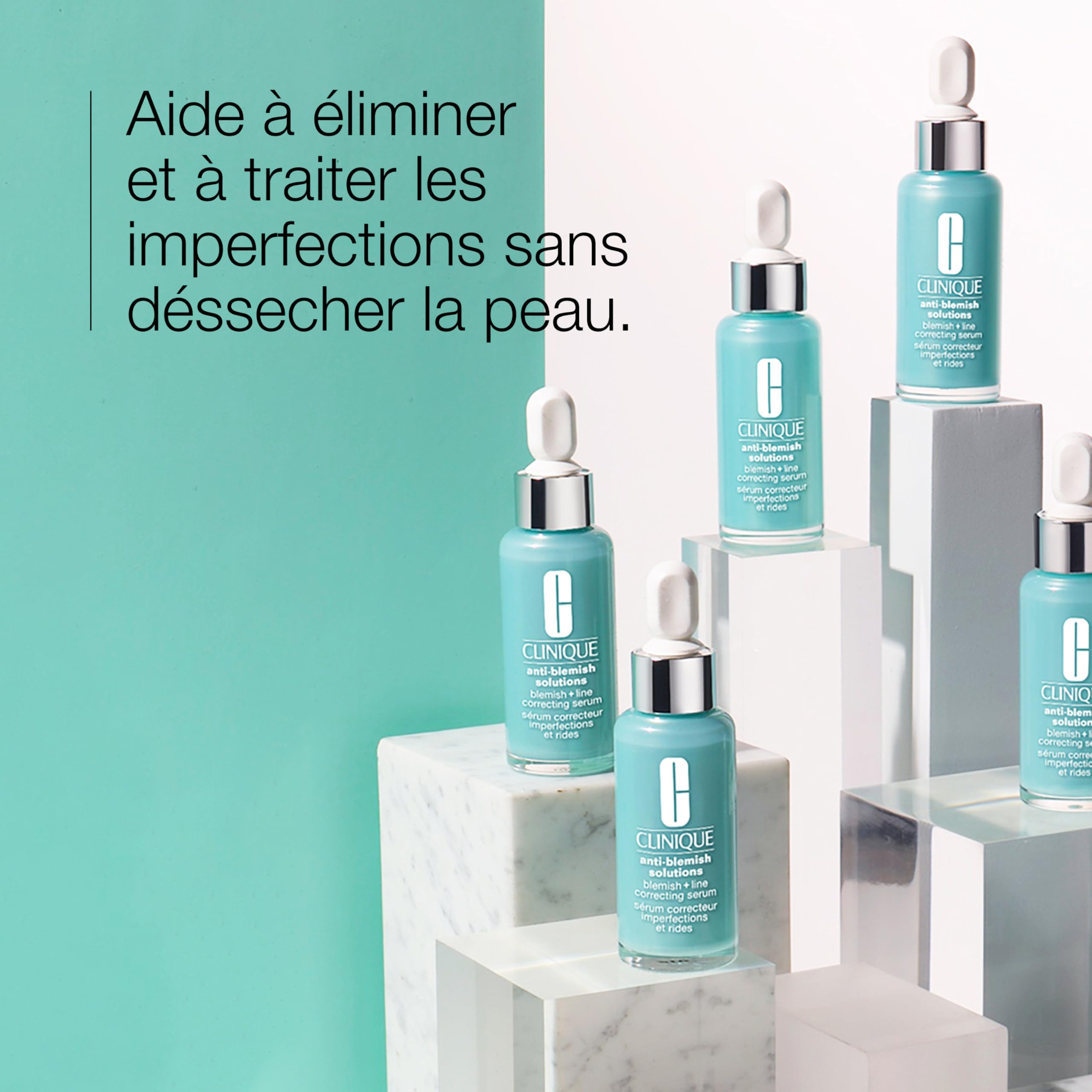 Clinique Anti-Blemish Solutions Sérum Correcteur Imperfections et Rides à l'Acide Salicylique | Anti-Âge + Lissant, 30 ml